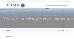 Desktop Screenshot of eurotelconsulting.nl