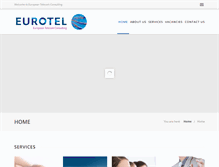 Tablet Screenshot of eurotelconsulting.nl